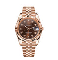 Datejust Chocolate Brown Rose Gold