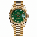 Daydate President Gold Green