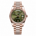 Daydate Rose Gold Olive Presidential