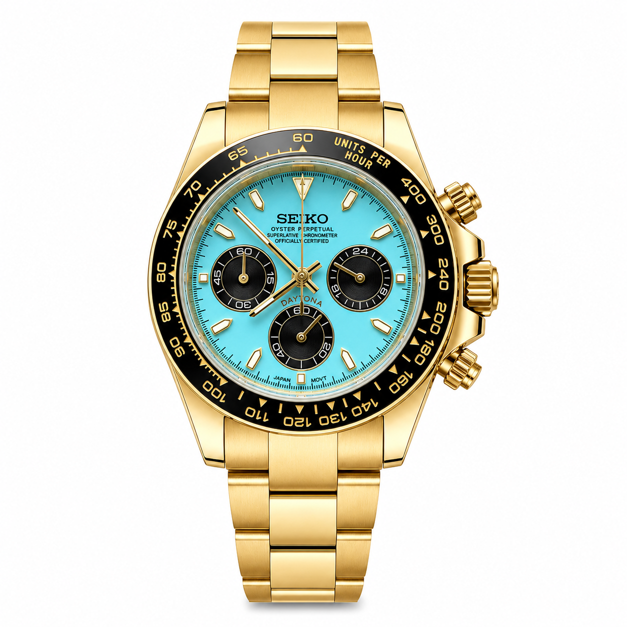 Daytona Full Gold Ice Blue