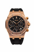 Royal Oak Rose Gold/Black Oyster Flex