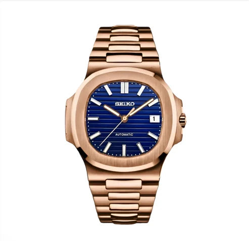 Nautilus Rose Gold Blue