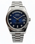 Daydate Midnight Blue Baguette Diamonds
