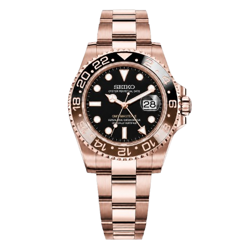 GMT Master II Rootbeer Full Rose Gold